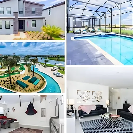 7Br Themed Wpool Lake View-Waterpark 2941Fs